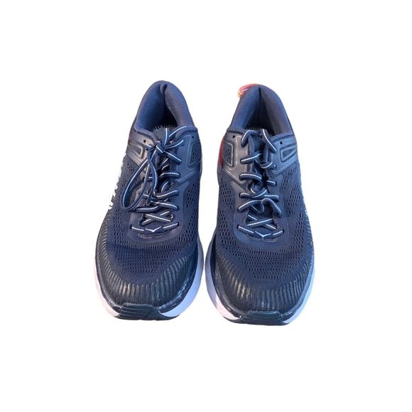 Hoka Shoes - Hoka One Bondi 7 Women Size 8.5 Blue/White/Orange Running Shoes 1110519 BIBBL